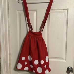 Mushroom suspender skirt